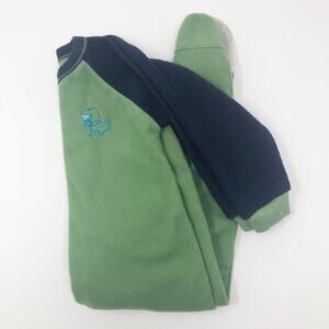 Gerber I Baby Boy Green/Blue Footie 24M